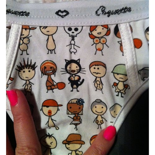 Coquette Naughty People Thong Design