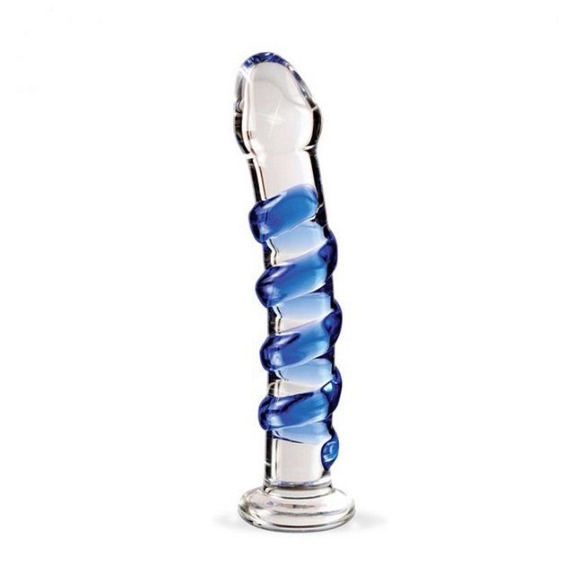 Product: Icicles No 5 sapphire spiral dildo