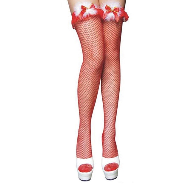 Product: Fluff and bow stockings