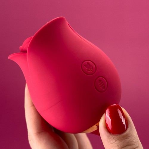 Rosebud thruster - Dual rose vibrator