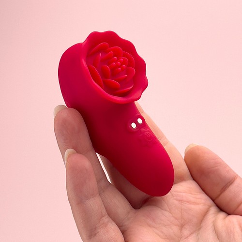 Mini rose - Rose finger vibrator - EdenFantasys