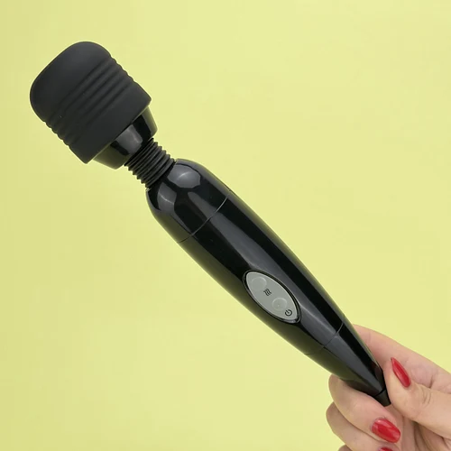 This hi-tech wand massager is USB rechargeable. The build-in-control pack is easy to use. The head of this toy is made entirely of pure phthalates-free silicone.