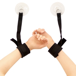 Hands up suction cup cuffs