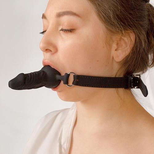 Product: Realistic dildo ball gag