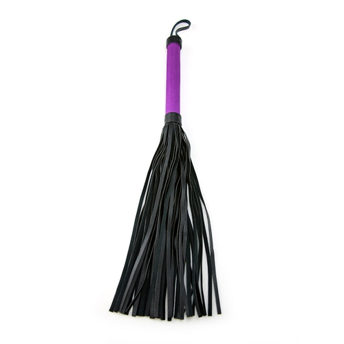 Product: Satin and faux leather flogger