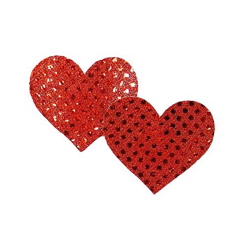 Product: Shiny heart pasties