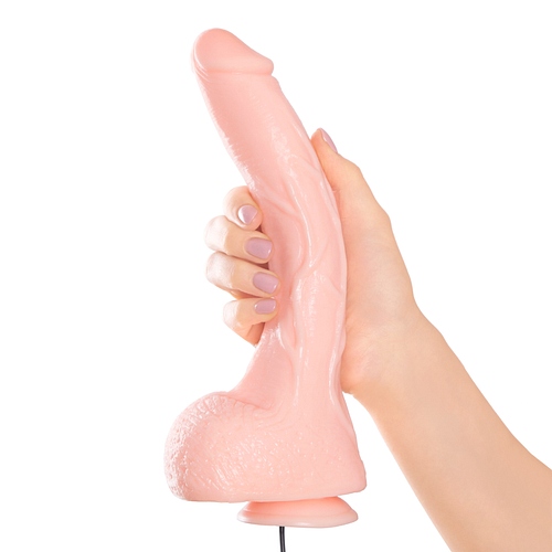 Super large realistic vibrator with suction cup