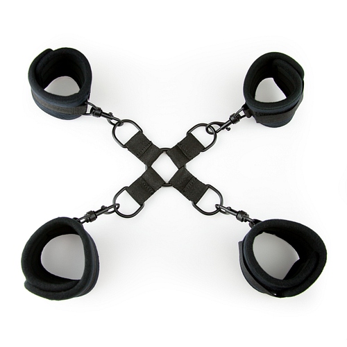 Product: Soft touch hog tie with 4 cuffs