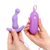 Eden curve silicone vibrating anal plug View #2