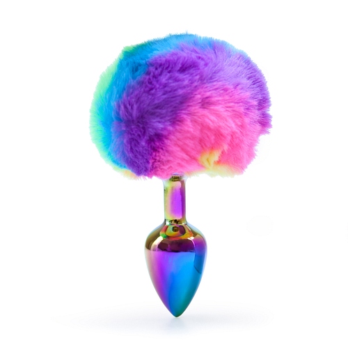 Product: Rainbow bunny tail