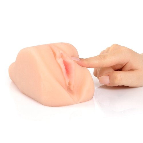 Product: Realistic pussy masturbator with vibrating bullet