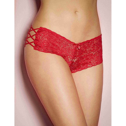 Hot criss-cross panty red queen