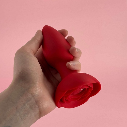 Product: Rose vibrating plug