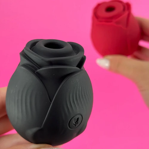 Black rose - Rose vibrator - EdenFantasys