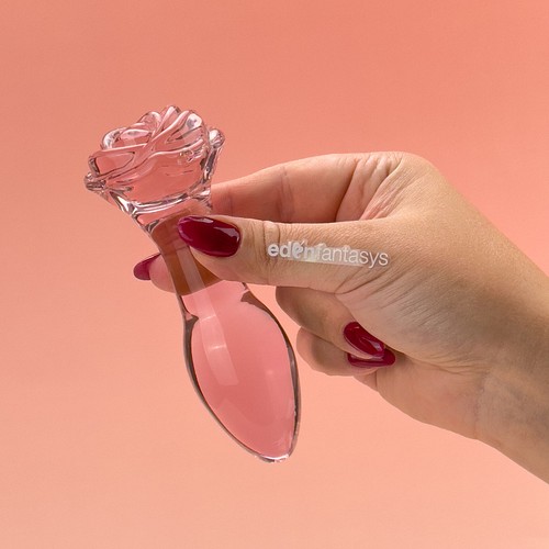Rose butt plug