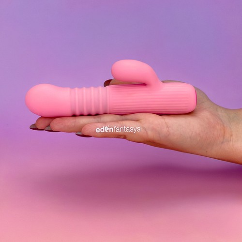 Petite dual thruster - Thrusting rabbit vibrator - EdenFantasys
