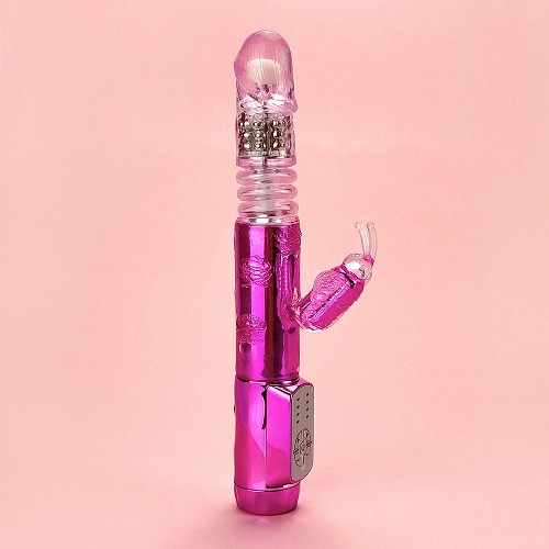 Thrusting rabbit vibrator
