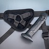 Soft touch harness and 8" dildo set View #4