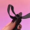 Soft touch harness and 6 3/4" silicone dildo set View #2