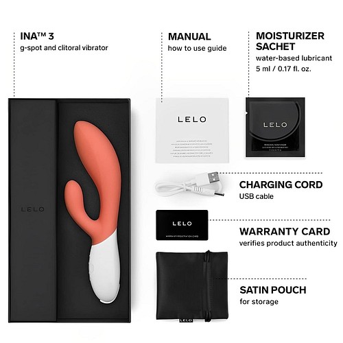 Ina 3 - Large rabbit vibrator - EdenFantasys