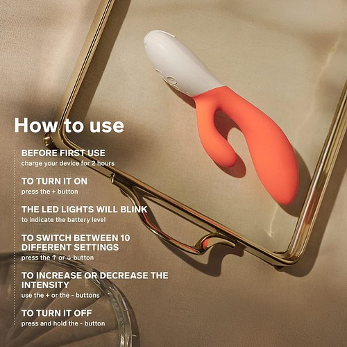 Ina 3 - Large rabbit vibrator - EdenFantasys