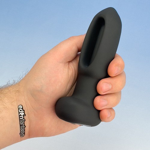 vibrating butt toy Vac U Lock Vibrating Plug Black main image 0