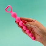 valentino vibrating silicone anal toy Plug Anal Gigante com Anéis Massageadores - 22,5x5,7 cm - Lust of Love main image 1