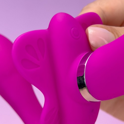 Butterfly share - Vibrating strapless strap on - EdenFantasys