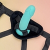 Soft touch harness and 6.5" dildo set View #3