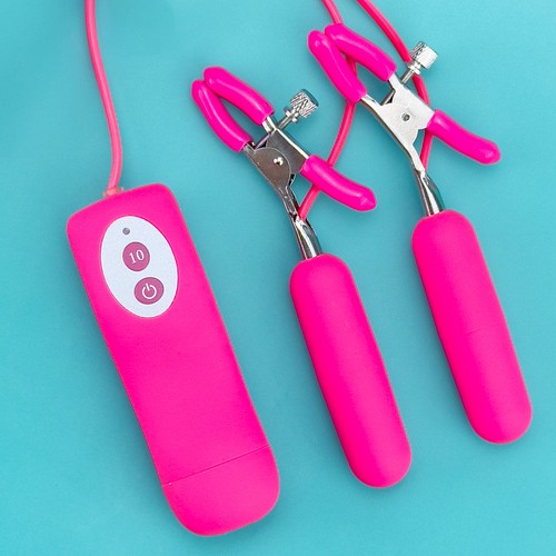Sweet vibrating nipple clamps