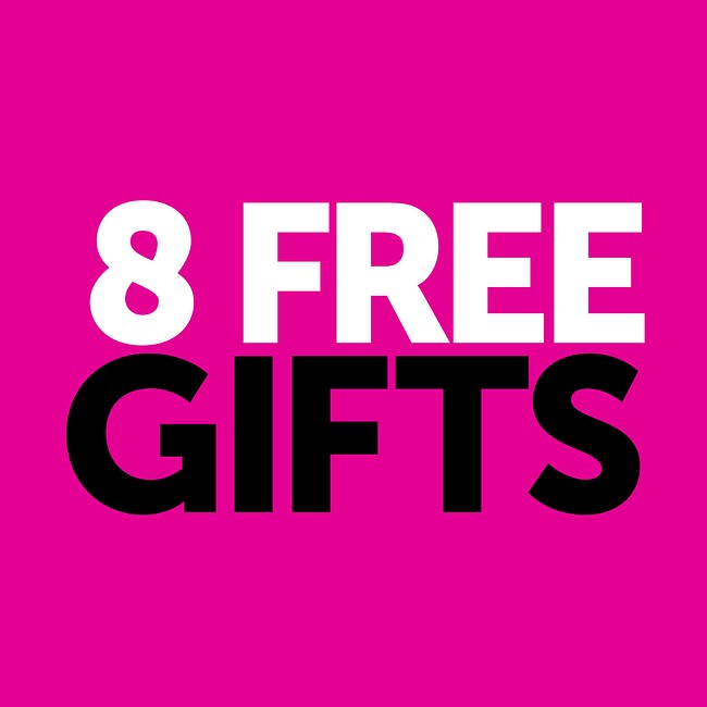 Product: 8 free gifts
