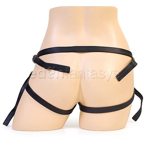 Adjustable strap on dildo harness - Double strap - EdenFantasys