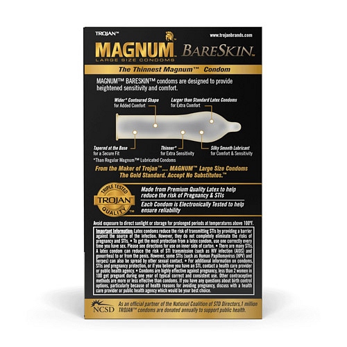 Product: Trojan magnum bareskin lubricated