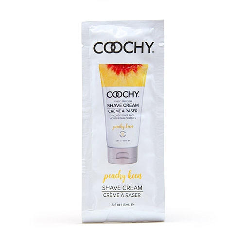 Product: Coochy shave peachy keen sample