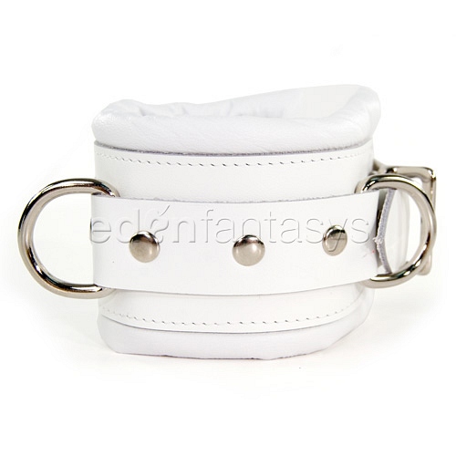 Product: Luxe white wrist cuffs