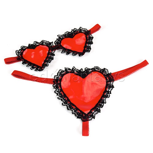 Product: Vinyl pleasures heart set