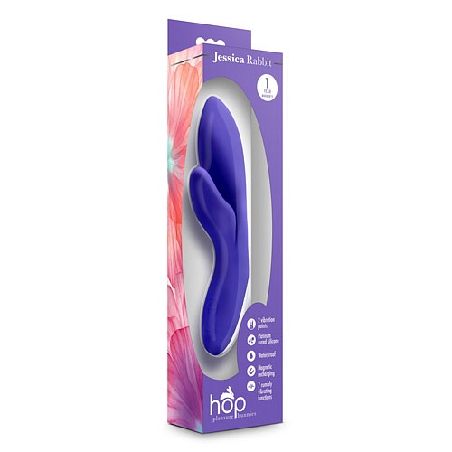 jessica rabbit sex toy Purple Dou-Beads Jessica Rabbit Vibrator – Skin Two UK main image 0