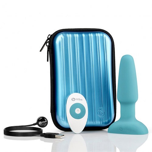 plug anal queue de lapin Curved Anal Rimming Plug with Remote Control main image 1