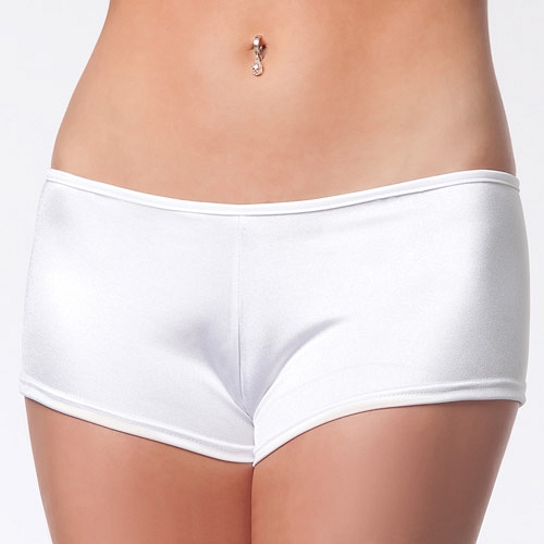 Product: White lycra booty short