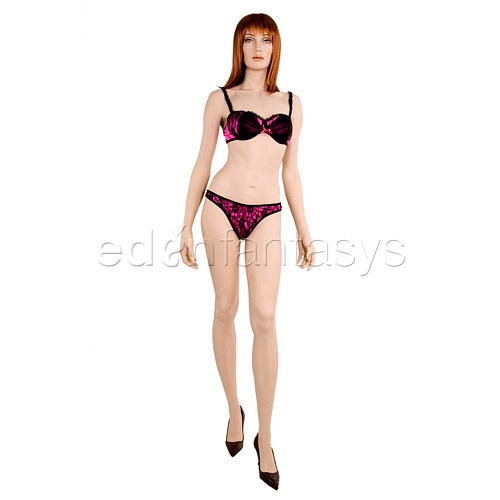 Product: Mesh padded bra and thong