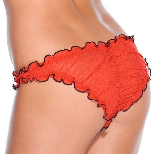 Product: Mesh panty with satin bow