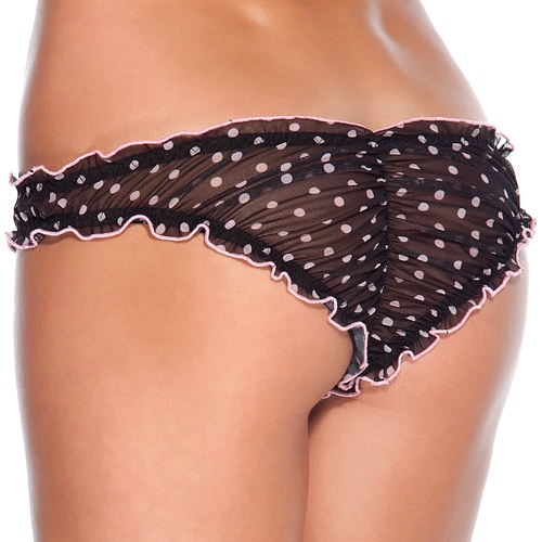 Product: Polka dot gathered panty