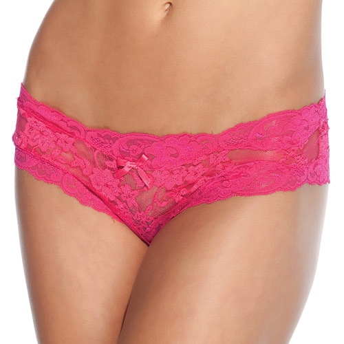Product: Fuchsia lace crotchless panty