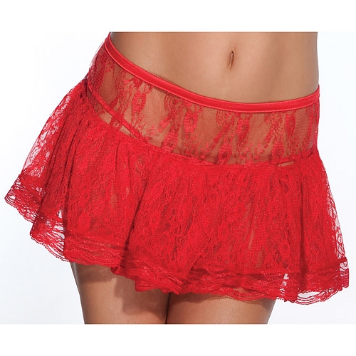 Product: Red lace petticoat