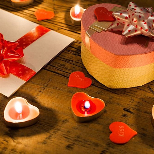 Product: Heart candle - 1 piece