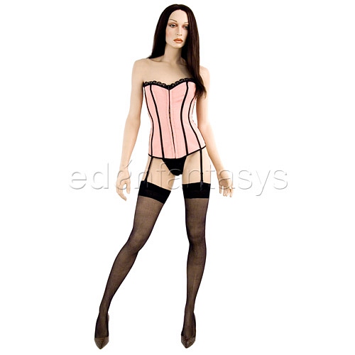 Product: Pink brocade corset