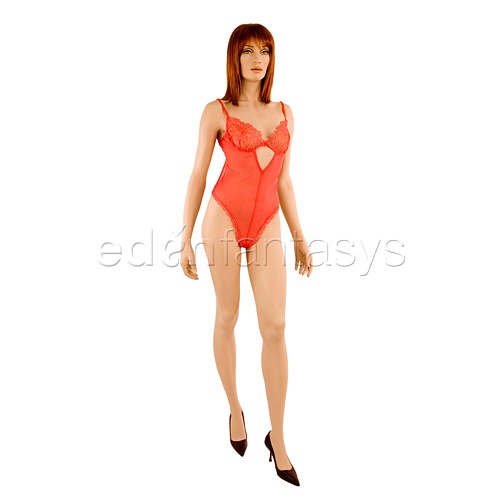 Product: Knit chiffon teddy