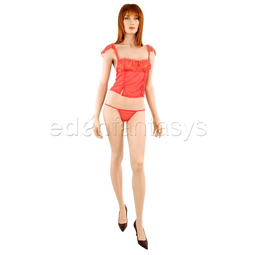 Product: Coral lace cami set
