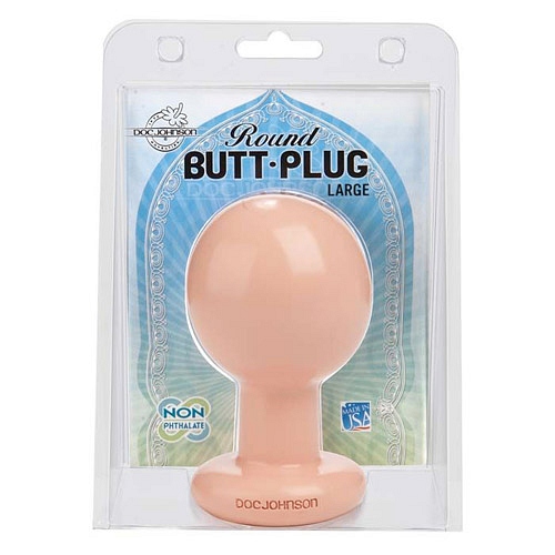 Product: Round butt plug large