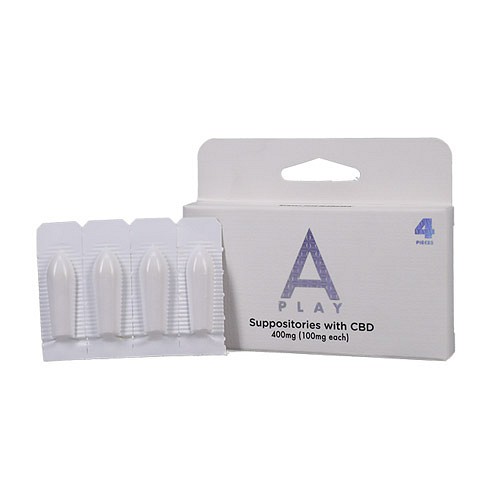 portable vibrating massager A-Play suppositories with CBD by Doc Johnson - Arousal lubricant